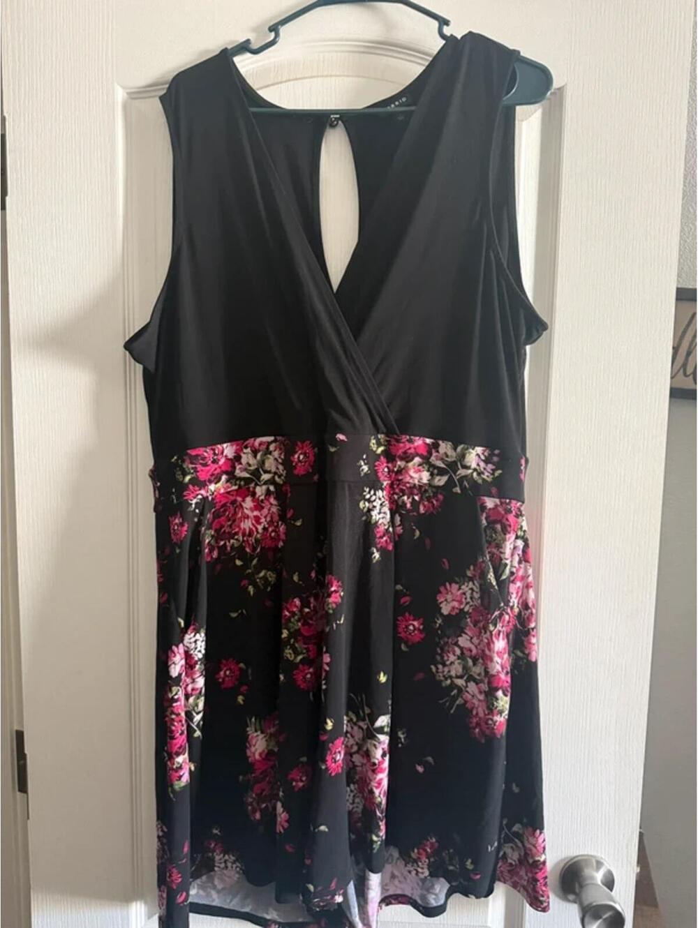 Torrid V neck Romper